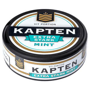 Kapten Vit Mint Extra Stark Portionssnus (*)