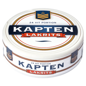 Kapten Vit Lakrits Portionssnus