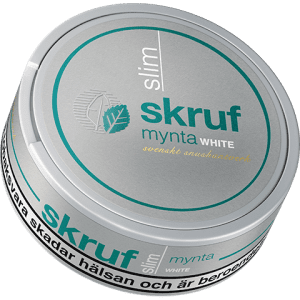 Skruf Slim Mynta White