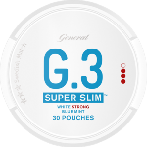 G3 Blue Mint Super Slim White Portion Strong