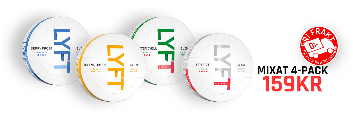 SnusnettoCom Lyft 4-pack