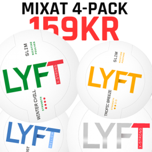 SnusnettoCom Lyft 4-pack