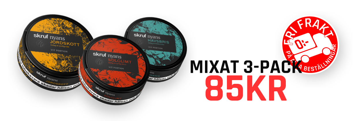 SnusnettoCom Skruf Nyans 3-pack