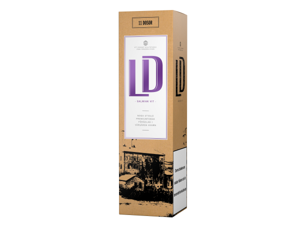 Snusnetto LD 11-Pack Salmiak Vit